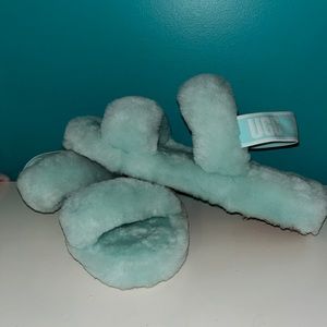 UGG teal slippers